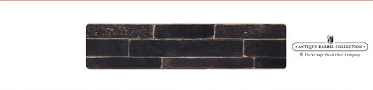 Charred Whiskey Barrel Stave Oak Wall Panels