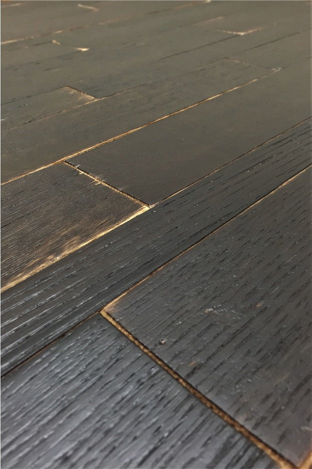 Prefinished Charred Whiskey Barrel Flooring By The Antique Barrel Collection