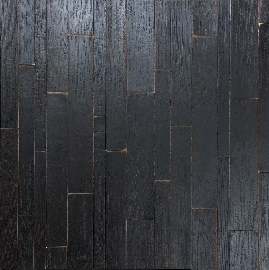 Prefinished Charred Whiskey Barrel Flooring By The Antique Barrel Collection