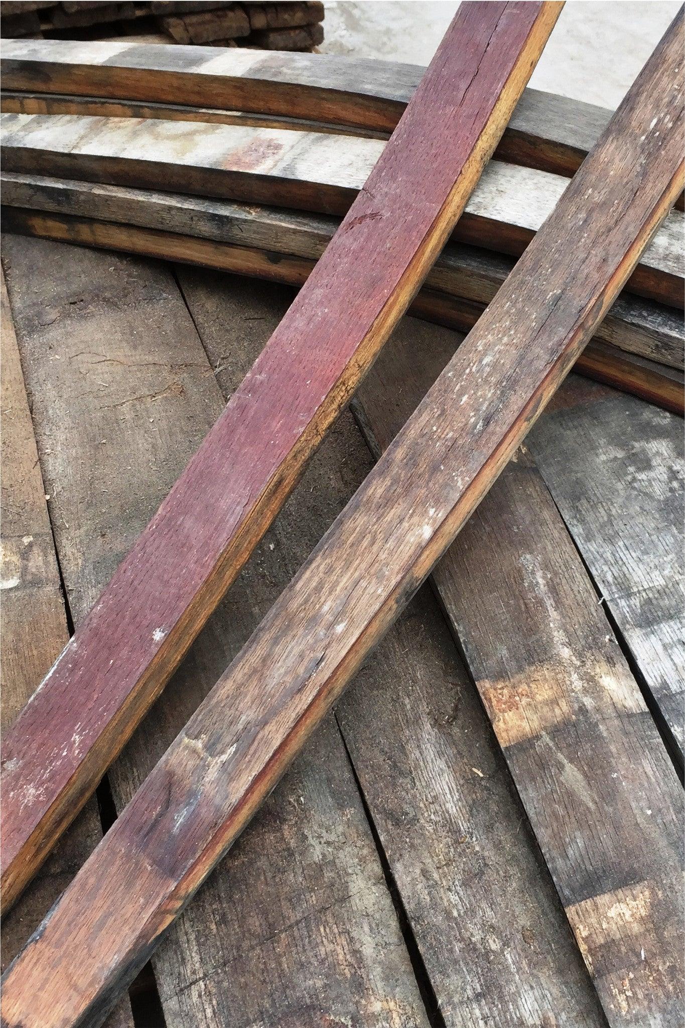 Wine Barrel Staves | Whole Staves | 10-Pack | By The Antique Barrel Collection