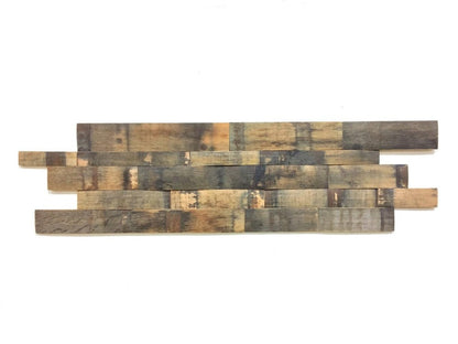 Whiskey Barrel Stave Wall Panels | Natural | By The Antique Barrel Collection