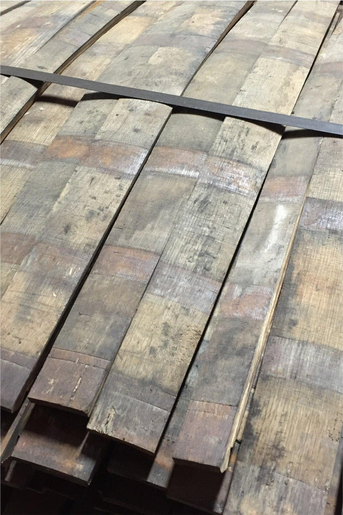 Whiskey Barrel Staves | Whole Staves | 10-Pack | By The Antique Barrel Collection