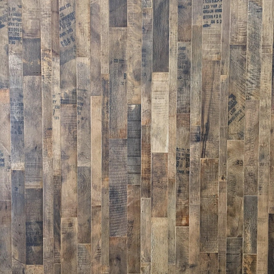 Whiskey Barrel Flooring | Prefinished | Coopersmark | 1sf Sample | By The Antique Barrel Collection