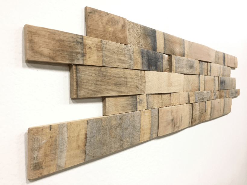 Wine Barrel Stave Wall Panels | Natural | By The Antique Barrel Collection