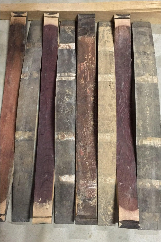 Wine Barrel Staves | Whole Staves | SINGLE | By The Antique Barrel Collection