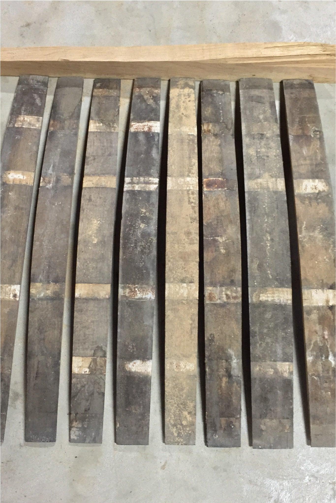 Wine Barrel Staves | Whole Staves | 10-Pack | By The Antique Barrel Collection